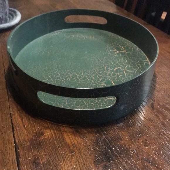 Gerald Henn-Vintage Stoneware Serving Plater w/tray-EUC - Picture 7 of 8